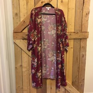 Floral Forever 21 Plus Size Kimono